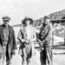 Left to right Jack Davis General Mine Foreman, Jean Tischner and Frank Sands at the Lila C mine, Courtesy National Park Service, Death Valley National Park