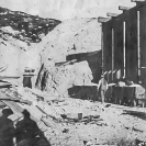 Lila C Mine - John Ryan at #2 shaft and bunker 1910, Courtesy National Park Service, Death Valley National Park