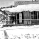Heavy storm about 1950 to 1952. 18 inches of snow at Ryan - Courtesy National Park Service, Death Valley National Park